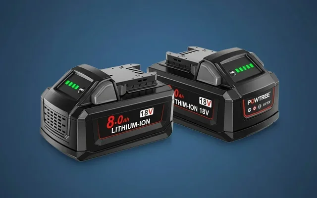 POWTREE battery product — professional studio photography